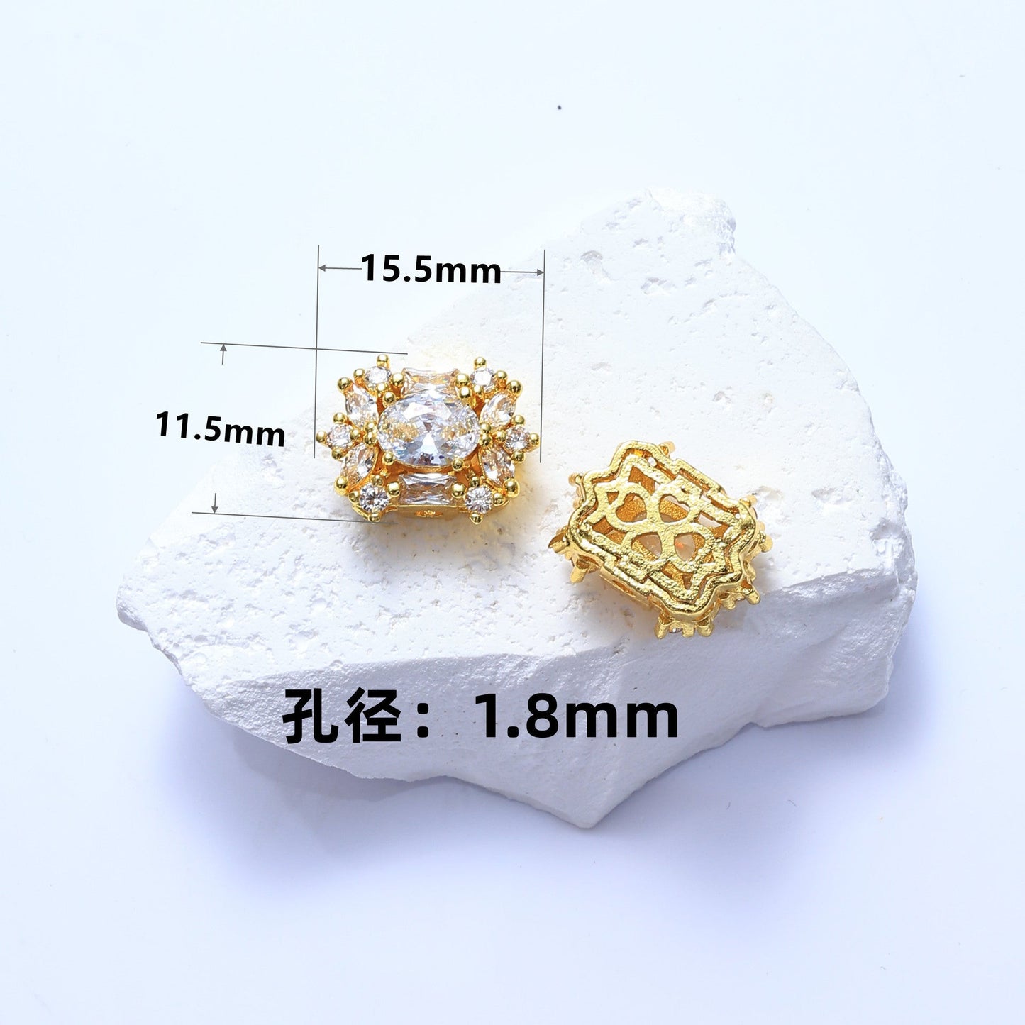 (段階式割引あり)【P043】高品質4つ~8つ穴パーツ(第一弾)