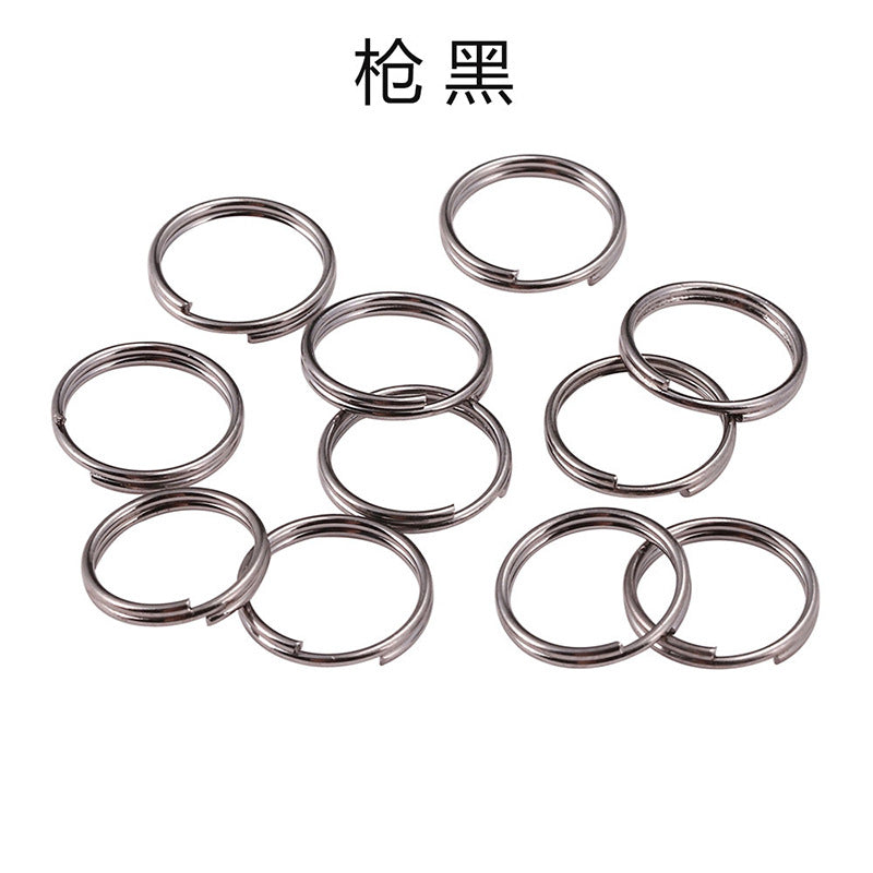 8.27シルバー再入荷【P070】2重丸カン(直径6と8mm)