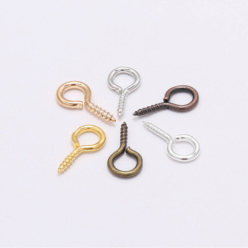 10.17NEW【P119】ヒートン(5*10mm、フィギュアやパーツなどDIY用)