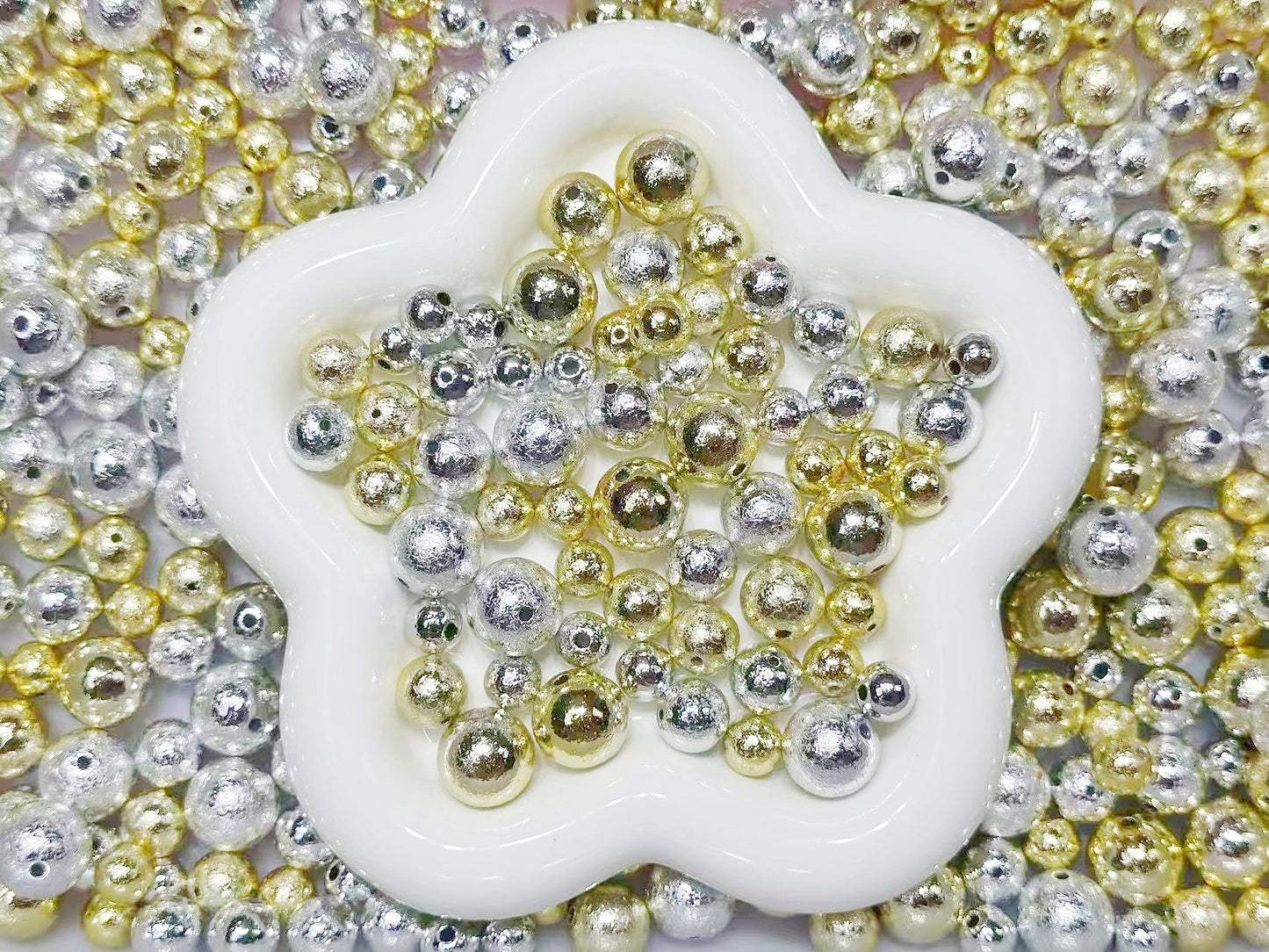 1.9再入荷【T114】メタリックコットンファミリー(アクリル、メッキ、各サイズ入り)