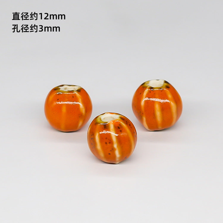 8.29NEW♥段階式割引あり♥【T074】陶器ビーズ単色集合(10mm)