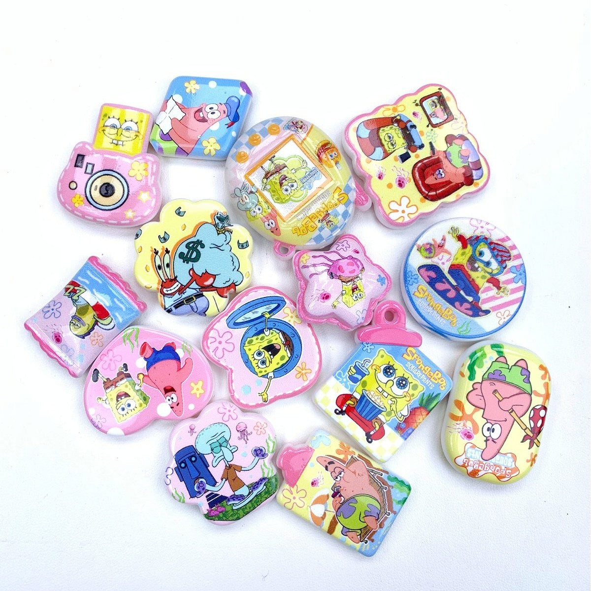 12.4NEW【A377】スポンジボブ(キャラビーズ14種類)