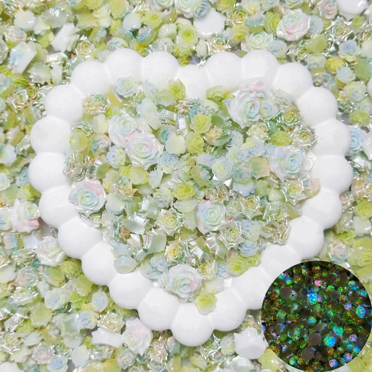 1.1NEW【L040】森の恋話(夜光ソフトバラ5色)