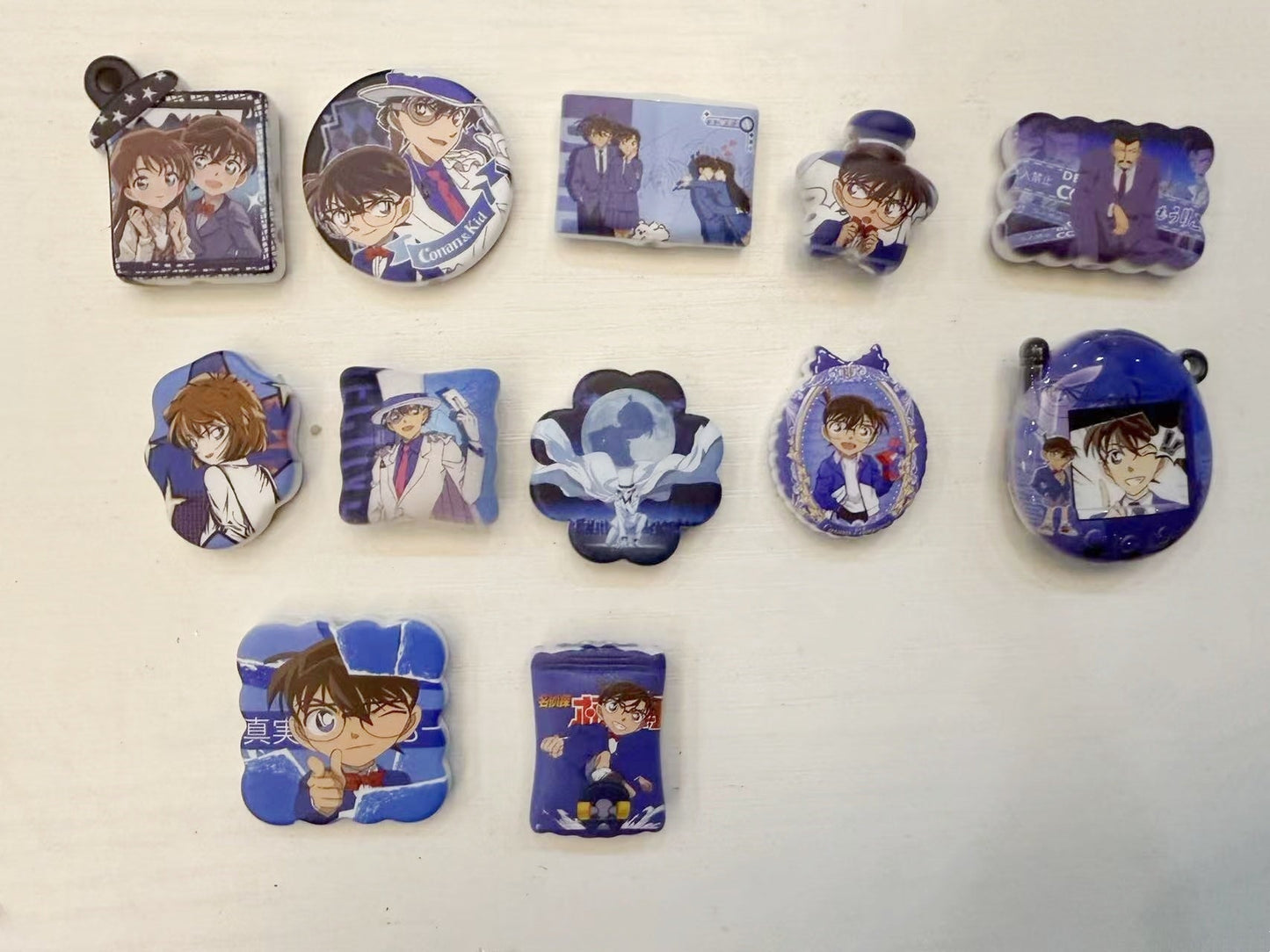 10.15NEW【A299】名探偵・コナン(マット感キャラビーズ12種類大ミックス)