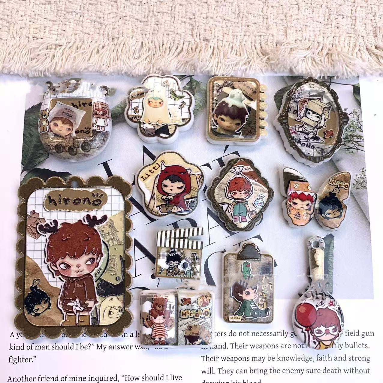 ♥生誕祭イベント限定買①得①♥【A560】孤紙少年・ヒロノ(キャラビーズ約11種類とプレート1種類)