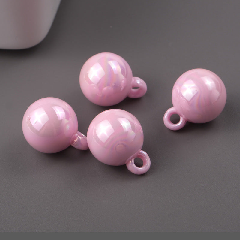 11.11NEW♥段階式割引あり♥【T096】キャンディービーズ(カン付き、オーロラ加工、16mm)