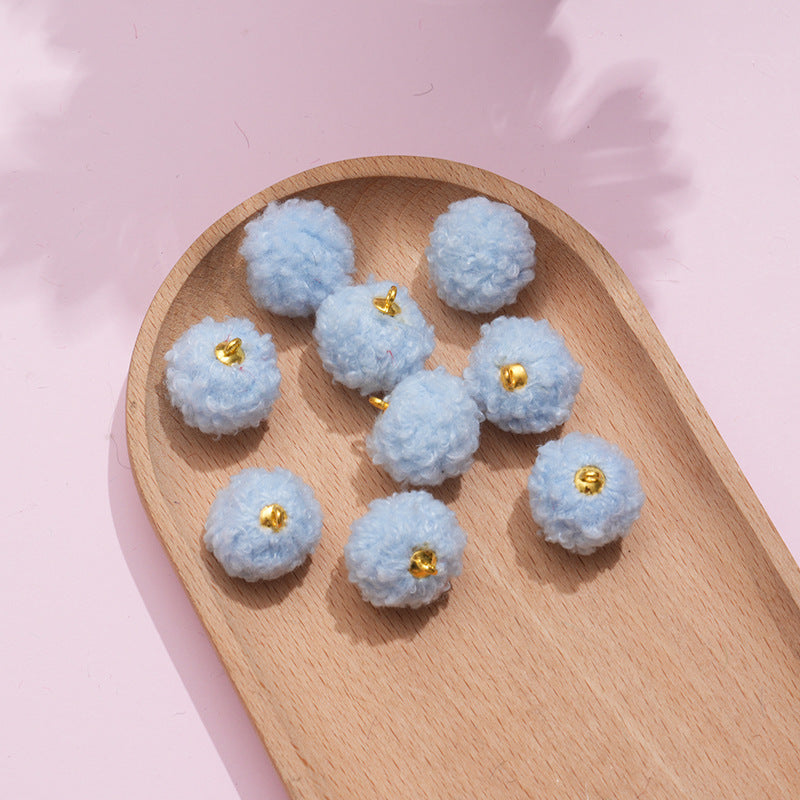 3.26NEW♥段階式割引有り♥【T141】萌え萌えひつじ(*´∀`*)(カン付きポンポン、16mm)