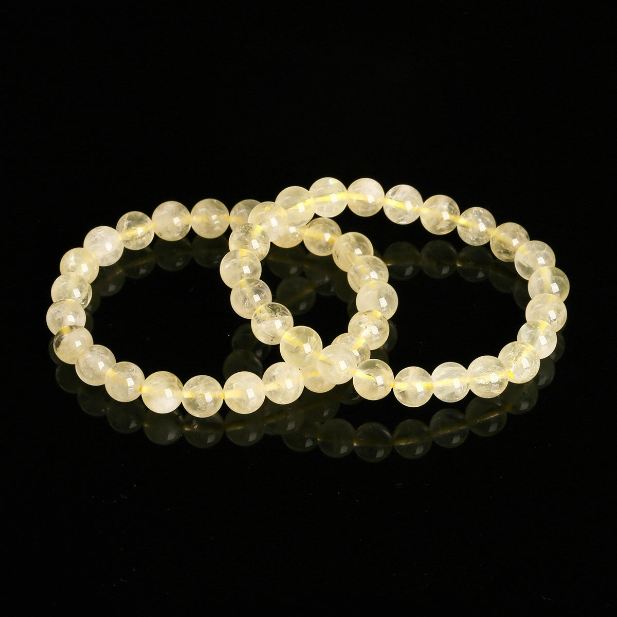 8.28NEW【C112】レモンクォーツ(3A級、「壮健」「明朗」「フレッシュ」、鎮静・不安解消・魔除け・安眠、9MM)