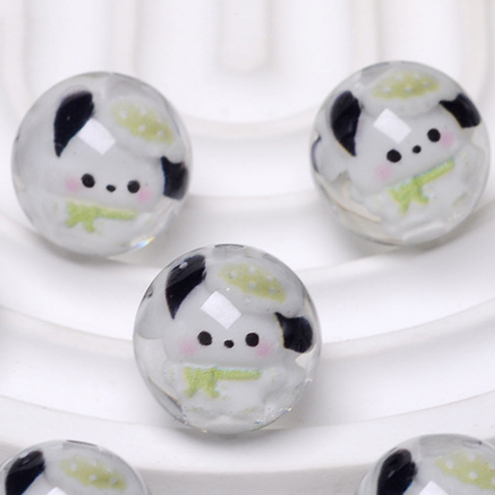 3.10NEW♥段階式割引有り♥【T137】キャラ入りレジンビーズ(16mm)