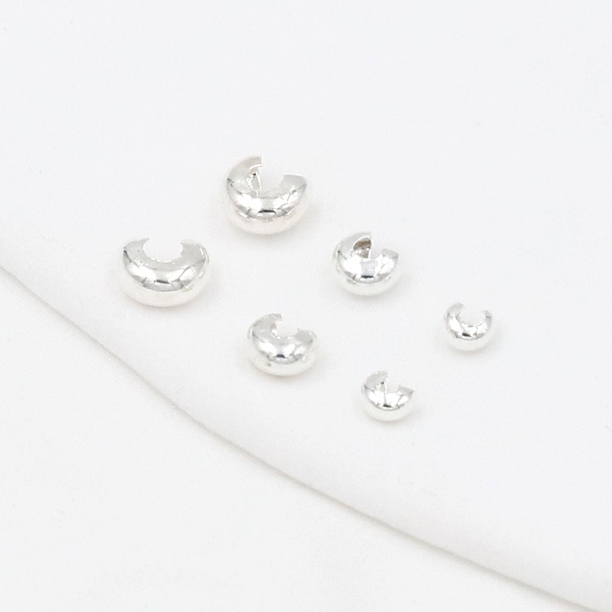 9.13NEW(段階式割引あり)【P073】潰し玉カバー(色落ちにくいDIY用パーツ、3mm)