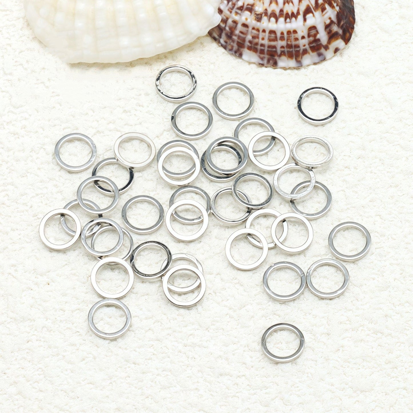 ♥人気♥12.2再入荷【P069】スキマなし丸カン(直径8mmと10mm)