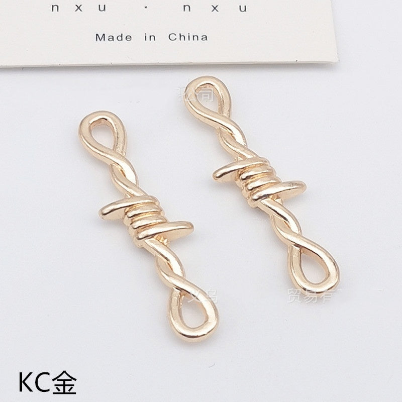 ♥人気♥3.3再入荷♥段階式割引♥【P087】8字吊りパーツ(ストラップやキーホルダー用)
