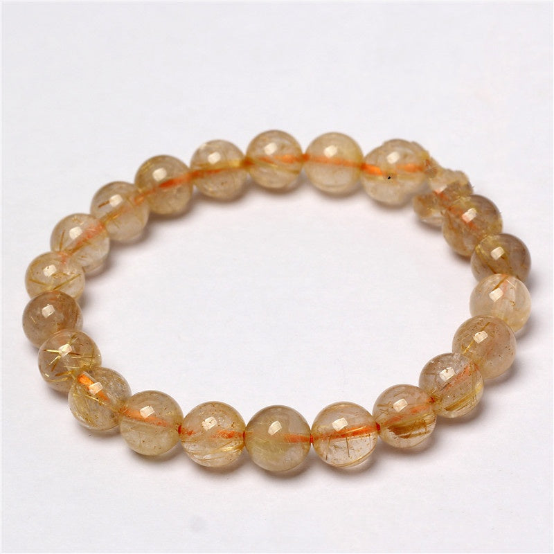 ♥人気♥【C031】ゴールドルチルクォーツ(金運・勝負運・仕事運UP、10mm)