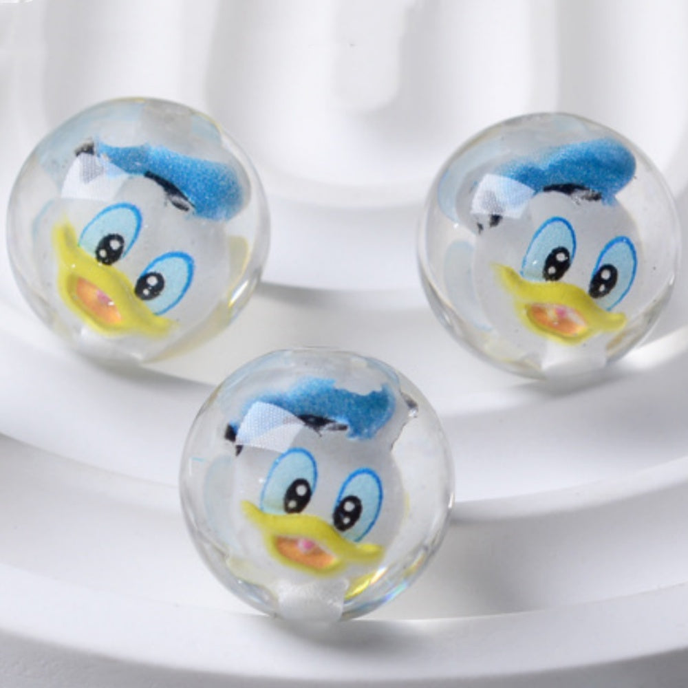 ♥人気♥段階式割引有り♥【T137】キャラ入りレジンビーズ(16mm)