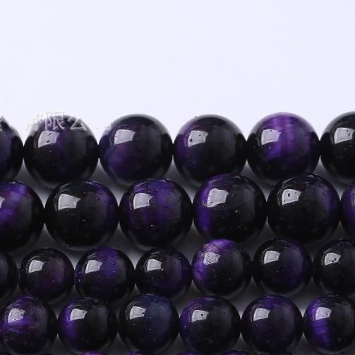 ♥人気♥7.25再入荷【C061】パープルタイガーアイ(仕事運成功運UP・洞察力直感力UP・精神安定、10mm)