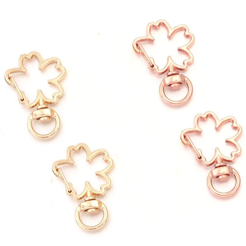 ♥人気♥8.3NEW(段階式割引あり)【P060】可愛いカラビナ集合(キーホルダー用などのDIYパーツ)