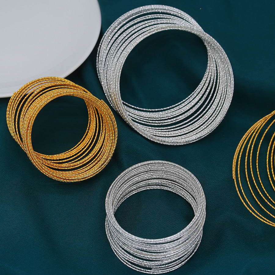 8.20再入荷【P018】(段階式割引あり)花線ワイヤ(曲げられる、30ループ)