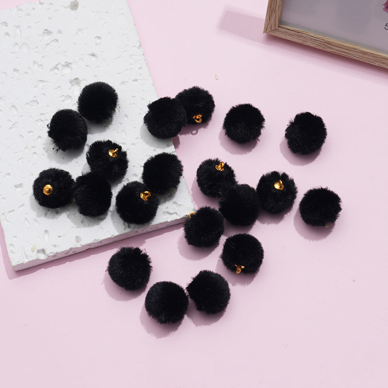 8.7再入荷と新色あり【T019】(段階式割引あり)もふもふビーズ(カン付き)