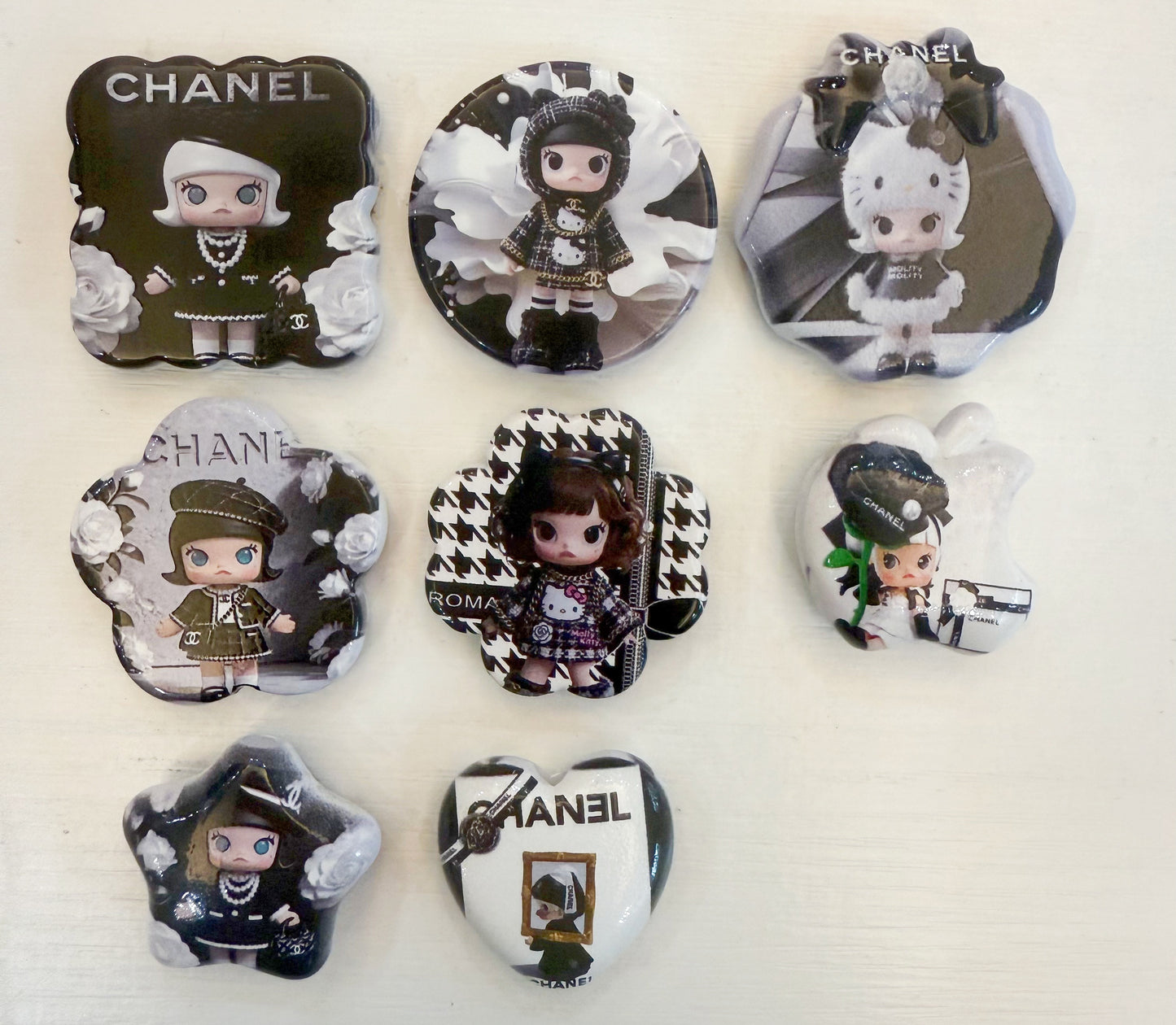 10.30NEW【A326】シャネルガール・モリー(キャラビーズ8種類大ミックス)