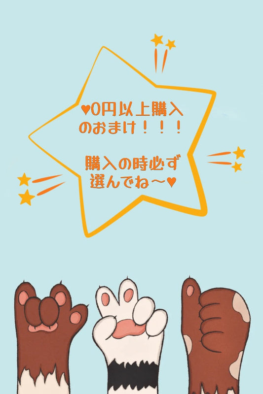 【A000】♥0円以上購入のおまけなので、購入の時必ず選んでね～！！！♥