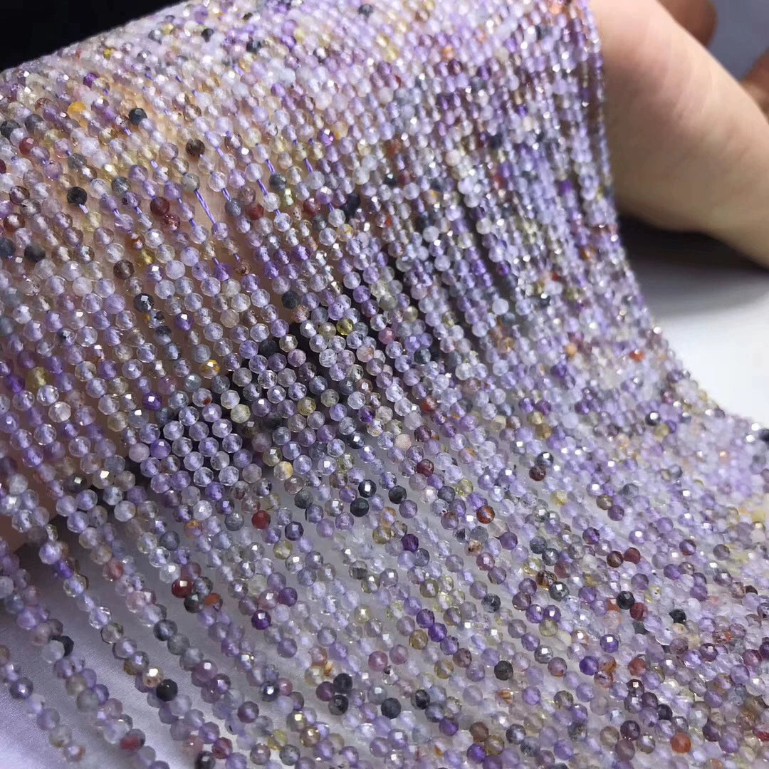 ♥人気♥12.18スピネル再入荷【C038】多面カット天然石（3mm、1連）