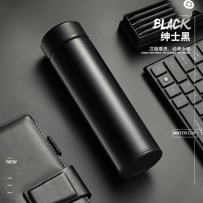 4.27NEW【Z005】MoriMori印刻水筒（保温保冷、茶こし付き、容量500ml、中身304ステンレス、外PP）
