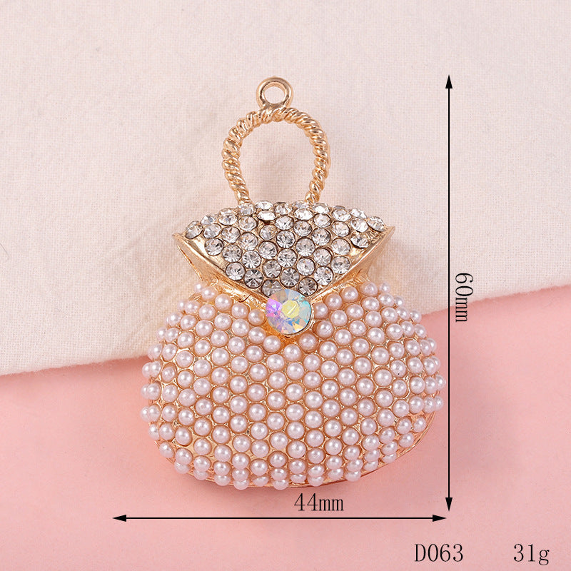 11.17再入荷と更新あり♥段階式割引あり♥【P083】高品質キラキラバッグ（ストラップ用パーツ）