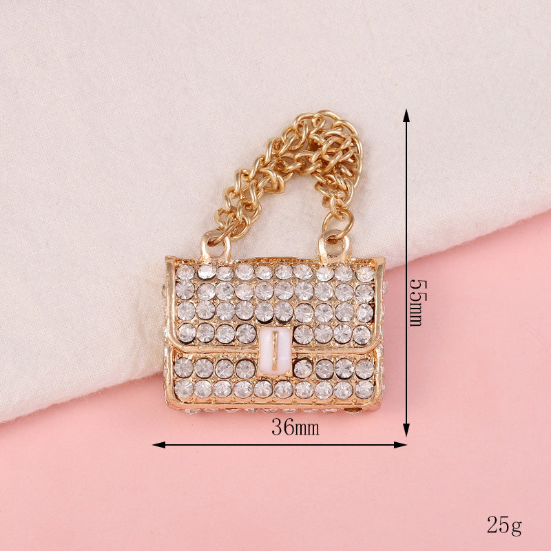 11.17再入荷と更新あり♥段階式割引あり♥【P083】高品質キラキラバッグ（ストラップ用パーツ）