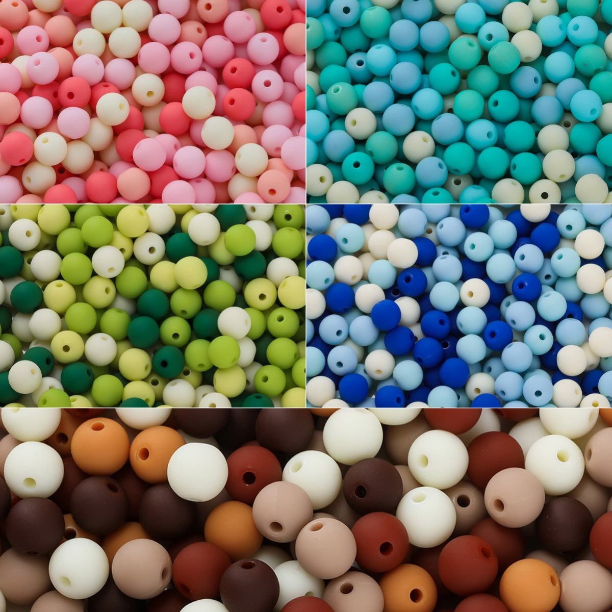 10.28NEW【T090】マットチビビーズ（6mm）