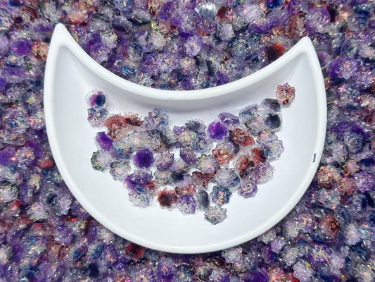 ♥人気♥10.29再入荷【A218】黒蓮華（夜光ソフトハス、キラキラ風）