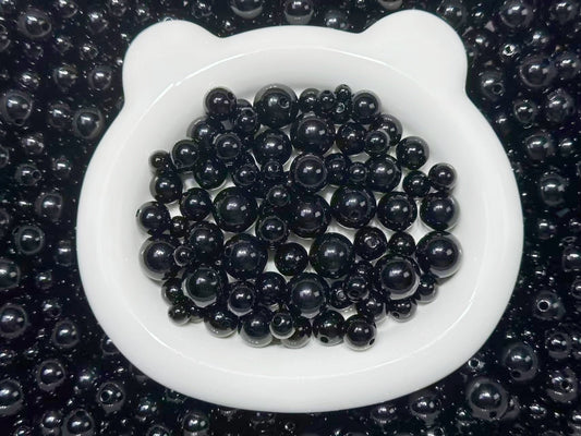 9.8再入荷♥大人気♥【T065】黒真珠ファミリー（4・6・8・10・12・14・16mm)