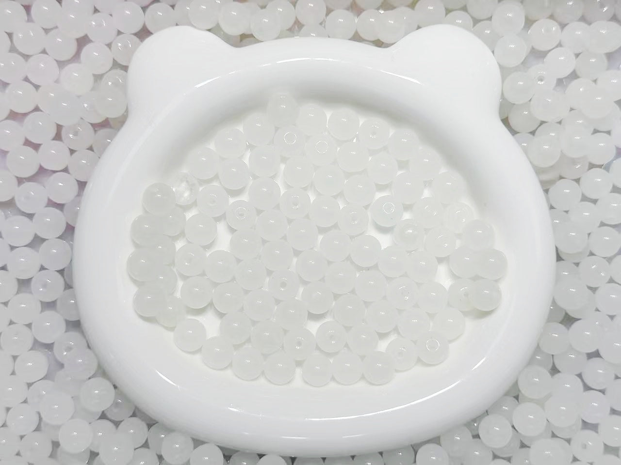 8.28NEW【T073】ガラスビーズ単色集合（10ｍｍ）