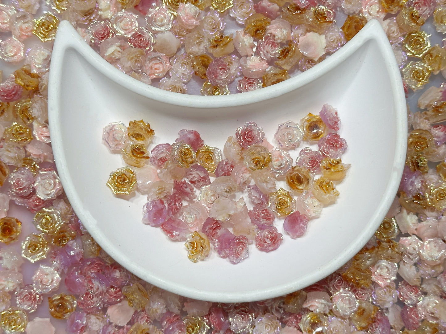 ♥人気♥10.16再入荷【A290】秋の山に咲く花（夜光ソフトバラ新色4色ミックス）