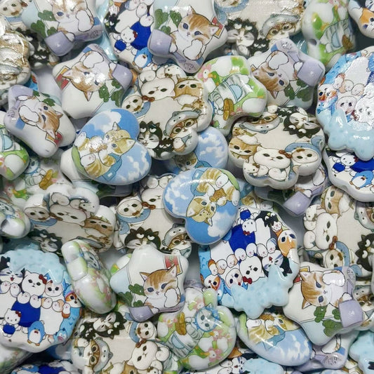 ♥人気♥10.17再入荷【A293】モフサンドちゃん（キャラビーズ5種類ミックス）