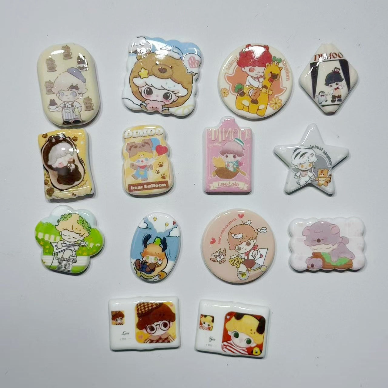 10.15NEW【A298】キュートボーイ・DIMOO（キャラビーズ28種類大ミックス）