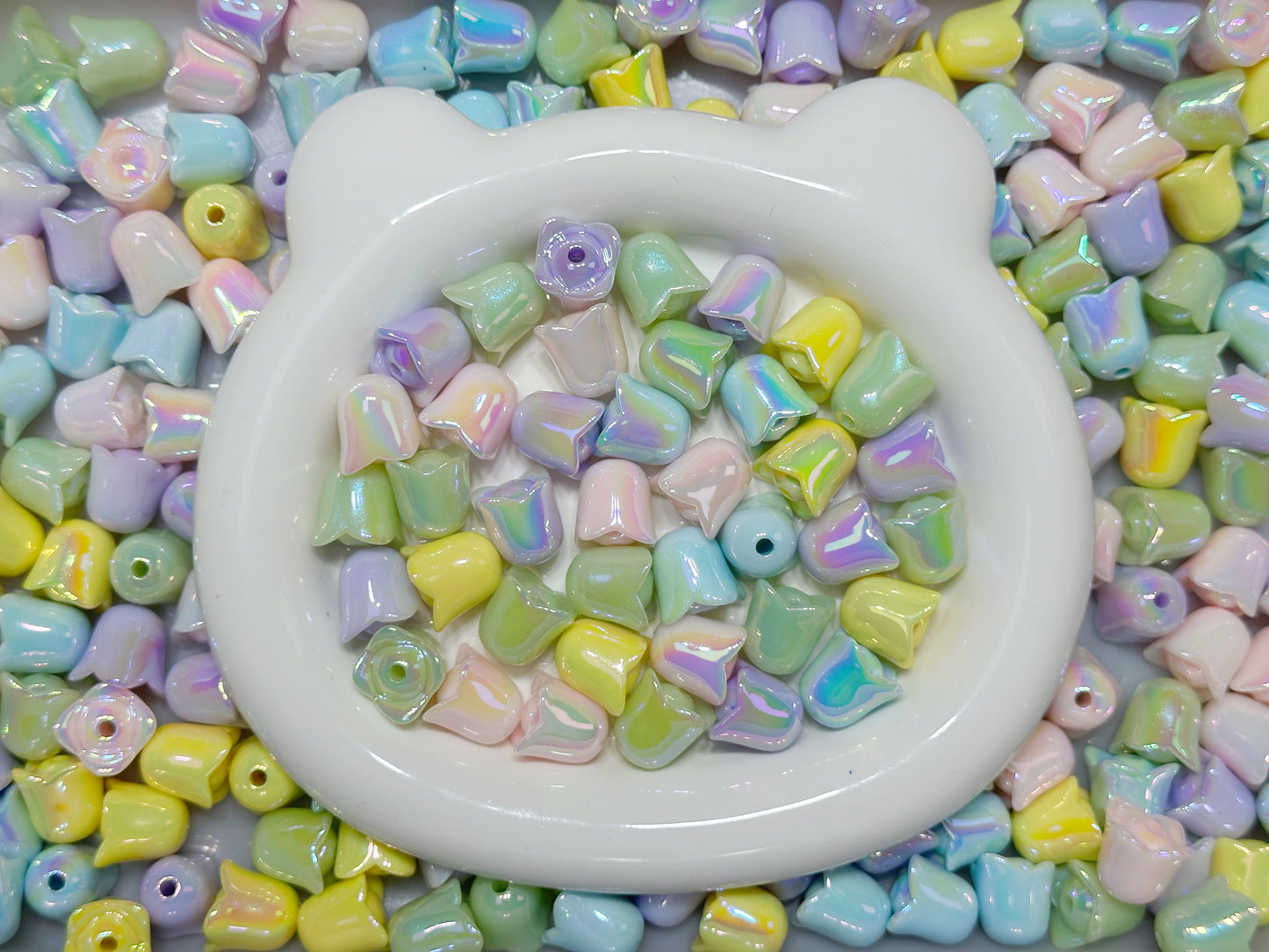 10.31NEW【T092】ミルキーすずらん（夜光、カラフル5色　アクリル）