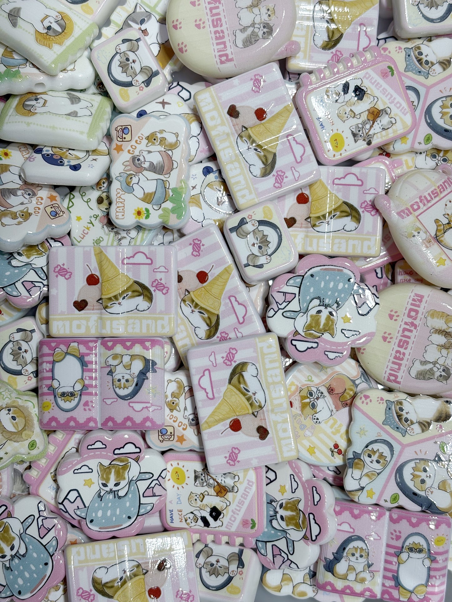 12.2NEW【A378】ネコの遊び（新しいモフサンド・キャラビーズ14種類）