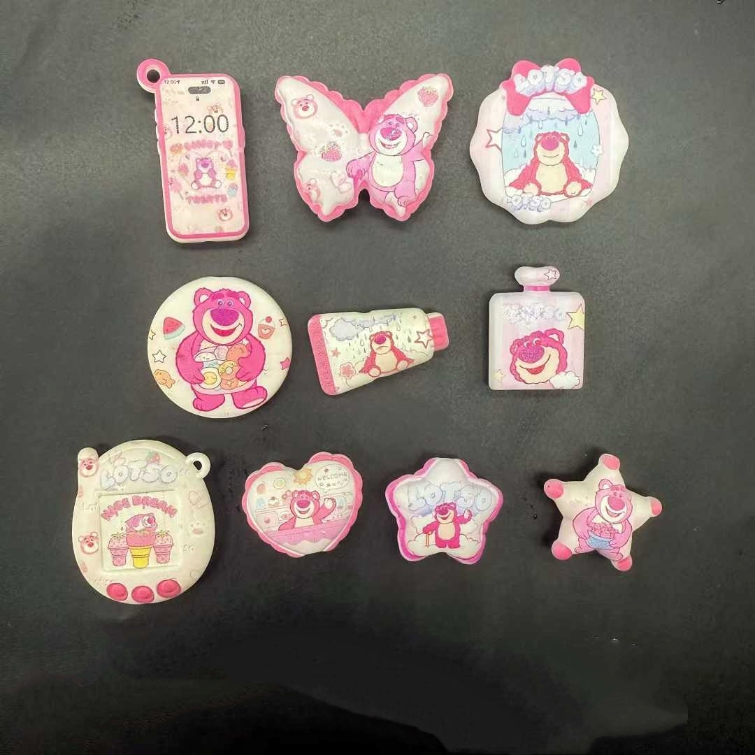 1.8NEW【A423】イチゴクマ・ロッツォ（キャラビーズ13種類）