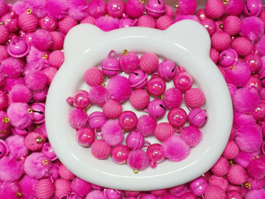 2.3NEW【L058】ふわふわ桜桃の魔女（カン付き6種類のリース用大ミックス）