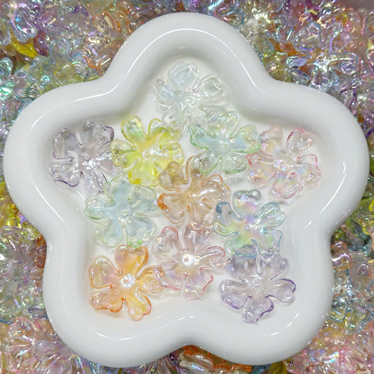 10.12NEW【L156】幻の紫荊花（カラフル、約40ｍｍ、お花リース作る用）