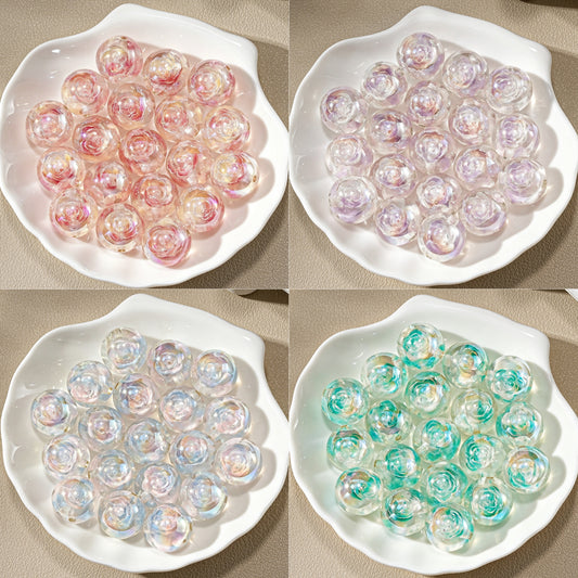 10.12NEW【T203】エターナルロータス（蓮入りレジンビーズ、16mm）