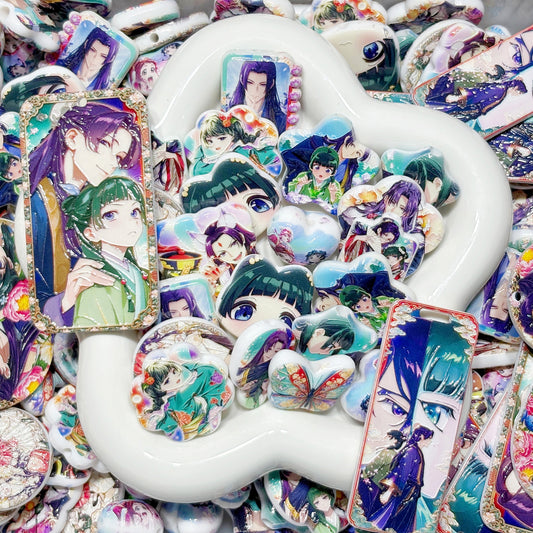 10.9入荷完了【A659】薬屋のひとりごと2（浮き彫りキャラビーズ約11種類とプレート3種類）