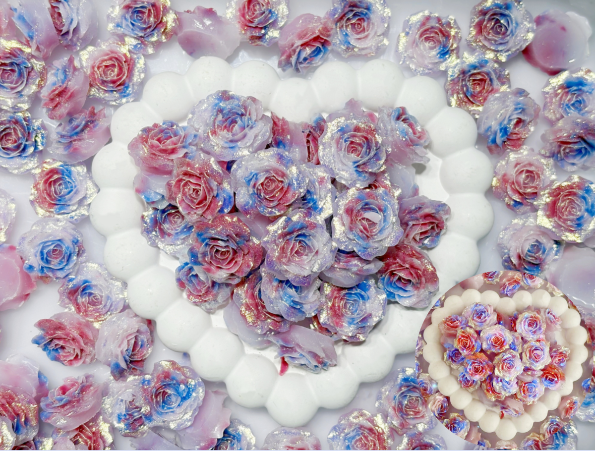 12.23NEW【T111】夜光ソフトデカバラ（三色グラデーション、リース用や貼り付ける用など、25ｍｍ）