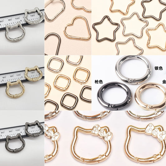 ♥人気♥3.18更新♥段階式割引あり♥【P077】合金カラビナ集合