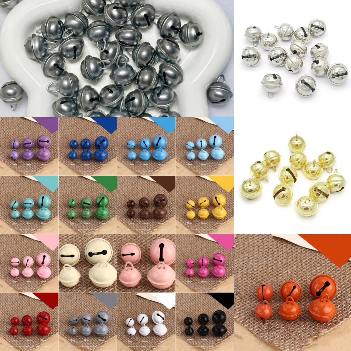 3.2再入荷♥段階式割引あり♥【T095】カン付き鈴（18mm）