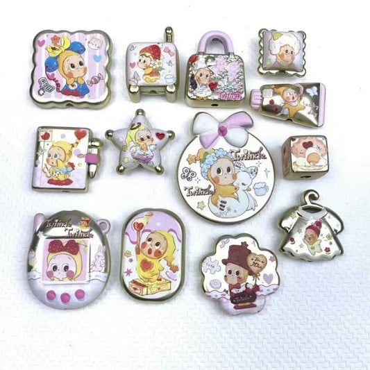 3.18NEW【A484】トゥインクル トゥインクル（マットゴールドキャラビーズ約10種類、普通のビーズなし）