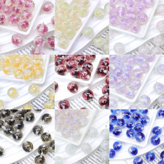 4.17再入荷と新色有り♥段階式割引有り♥【T139】永遠のローズ2（薄い色は夜光とUVカラーチェーン有り、16ｍｍ）