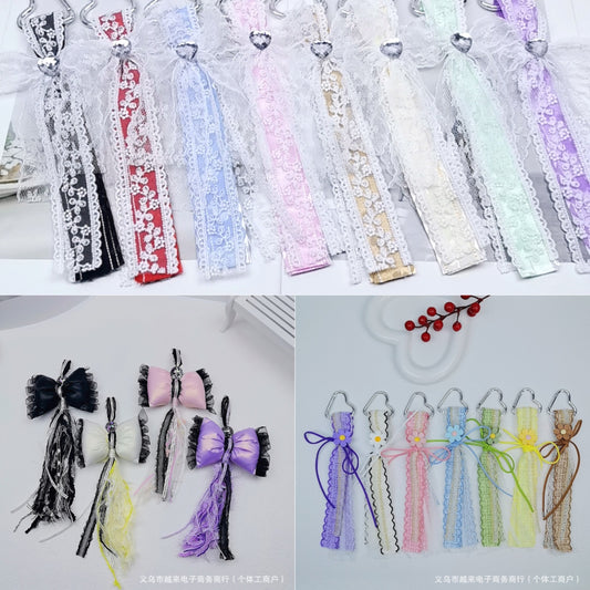 11.25NEW♥段階式割引あり♥【P086】ロマンチックレースリボン（ストラップ用）