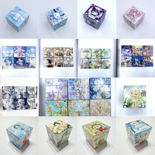 3.18リンク復活【P096】キャラ・ルービックキューブ集合