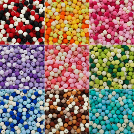 ♥人気♥3.10再入荷♥段階式割引あり♥【T090】マットチビビーズ（6mm）